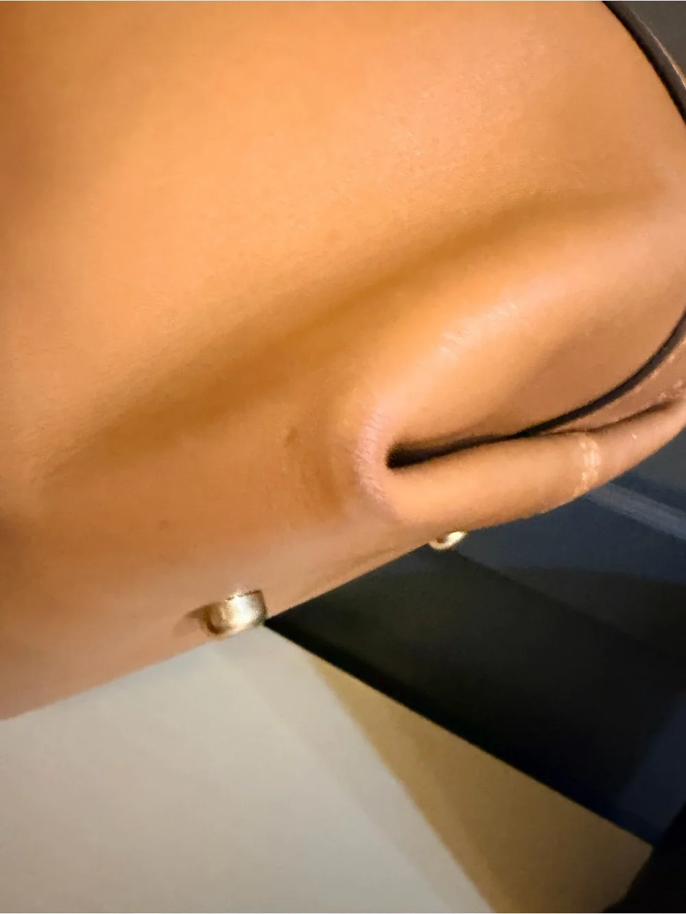 Coach Tan Leather Dome Satchel with Detachable Strap